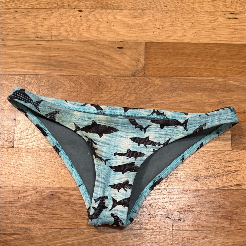 Jolyn Clothing Blue Shark Pattern Swimwear